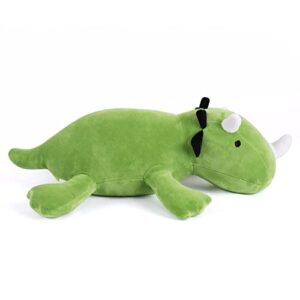 Toypocket 3.5lbs Weighted Dinosaur Plush 26", Anxiety Relief Stuffed Dino Weighted Plush Animal Axolotl Throws Pillows