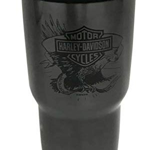 Harley-Davidson Legendary Eagle Stainless Steel Travel Cup, Dark Gray - 30oz.
