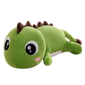 YOUBLEK 2 lbs Weighted Stuffed Animals for Anxiety,Weighted Dinosaur Plush, Cute Soft and Comfortable Dinosaur Stuffed Animal for Kids & Adults Birthday Gifts (2lb/33inch, Green)