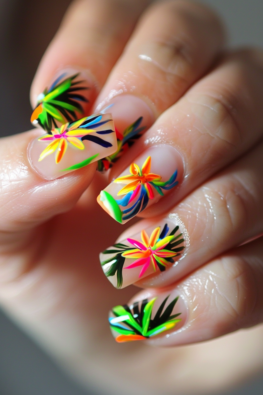 Cute summer nail art designs