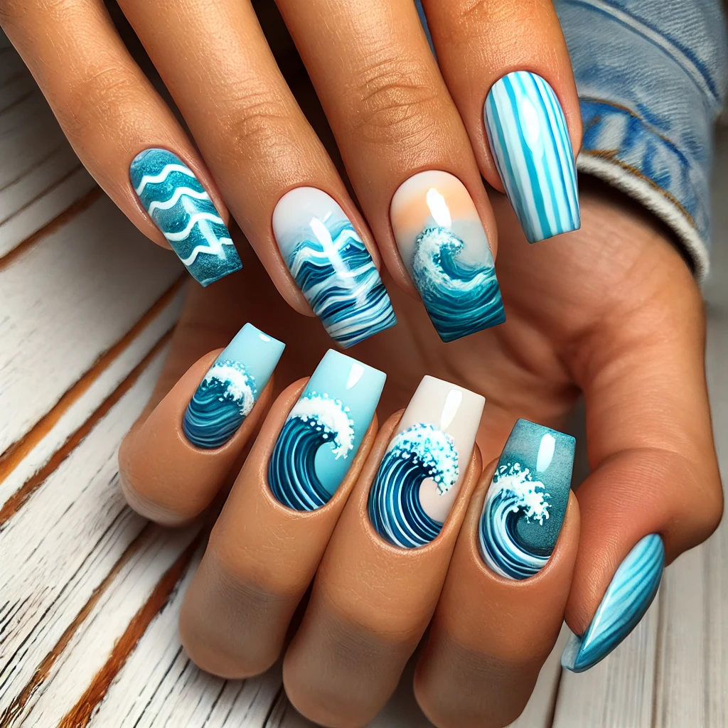 beach nails