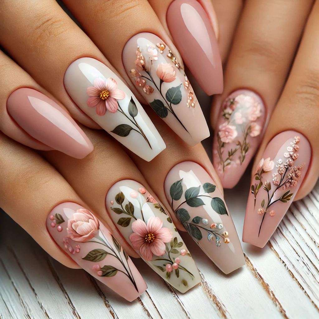 dope nail designs acrylic nail set