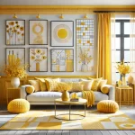 interior home design yellow