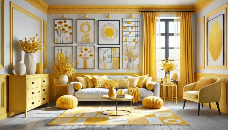 interior home design yellow