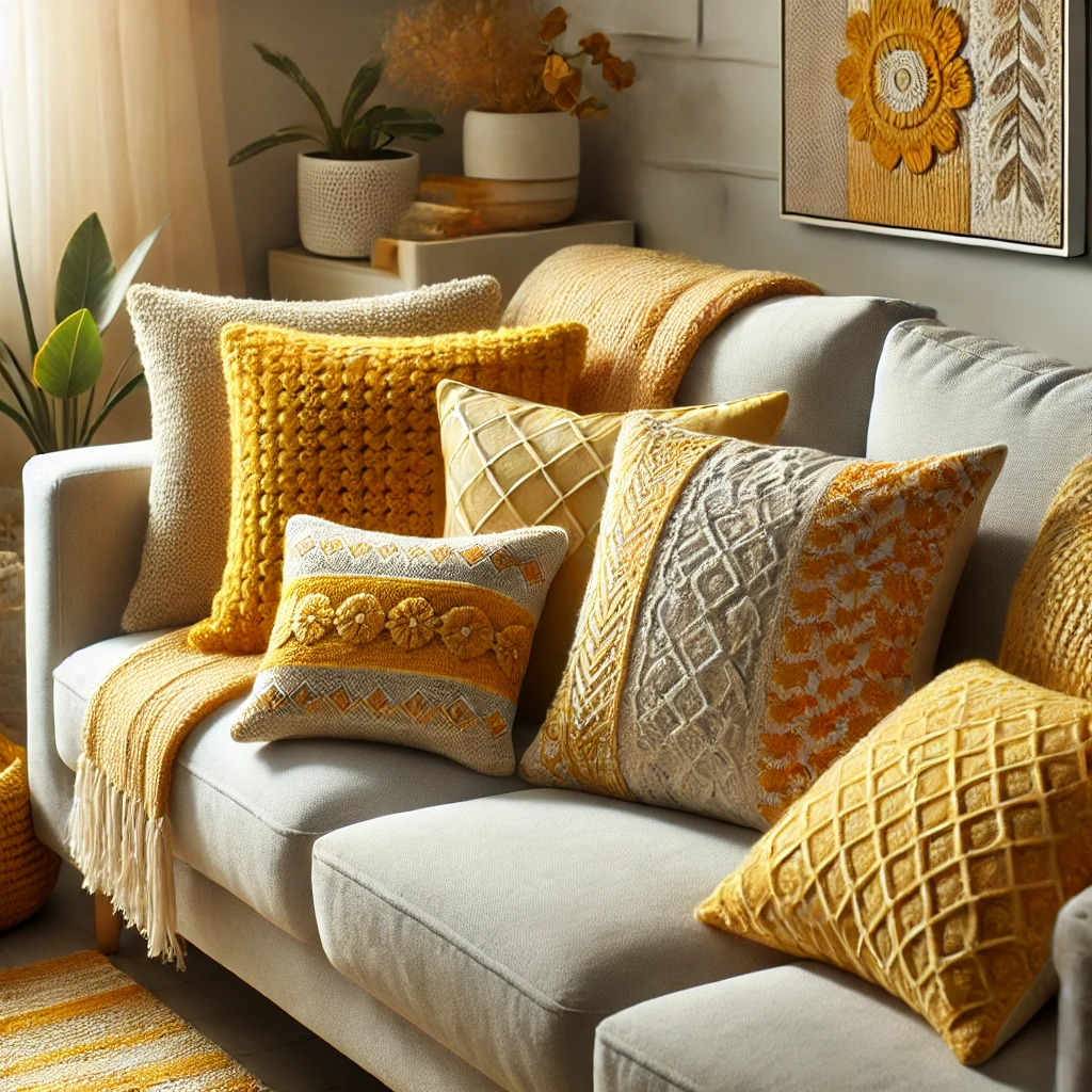 home interior design yellow