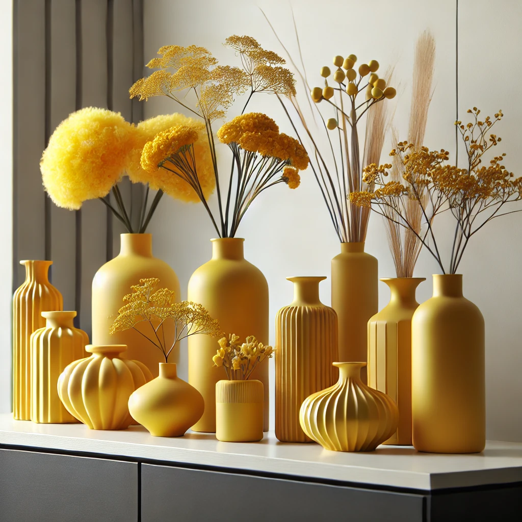 home interior design yellow